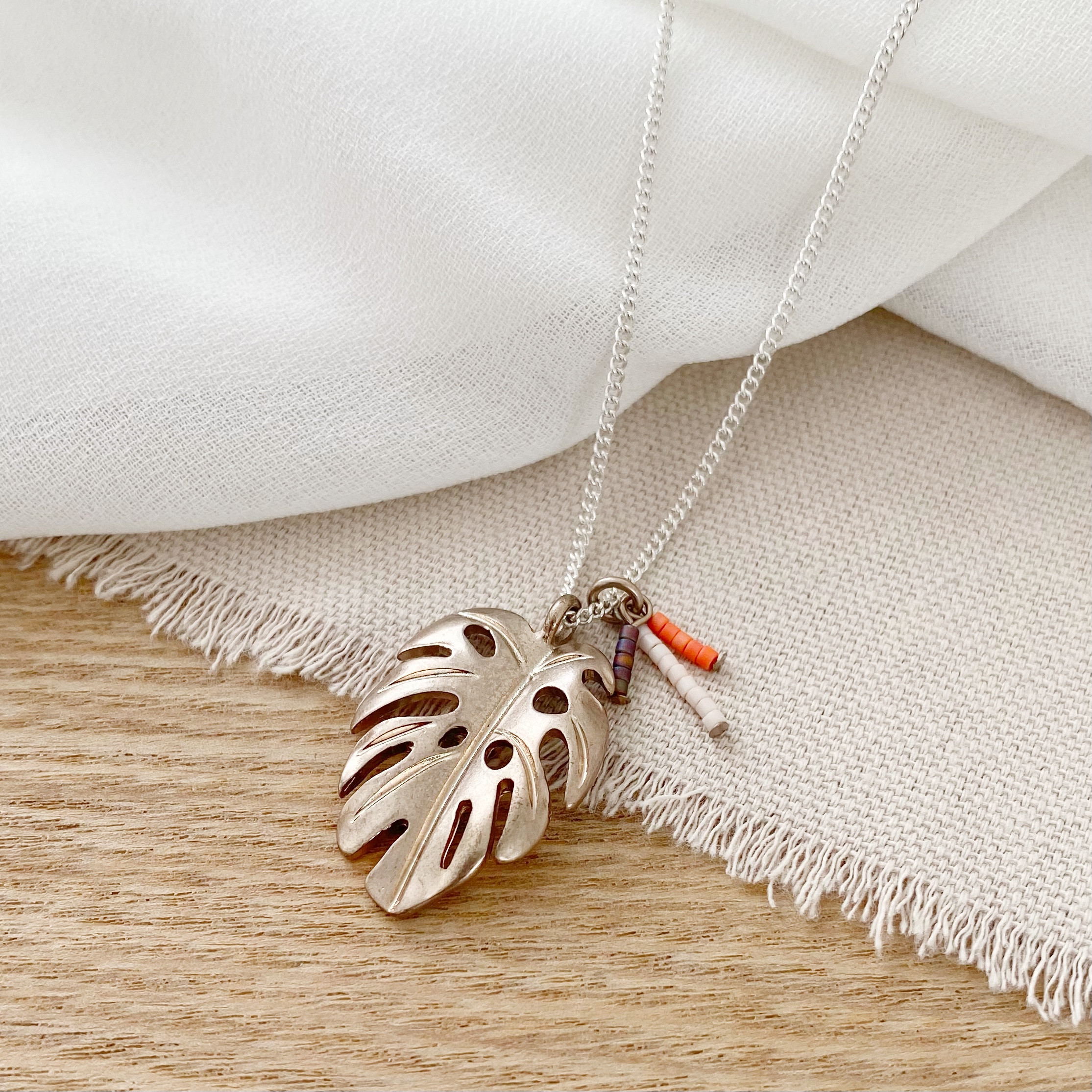 Tropical Paradise Necklace - Rose Gold/Silver