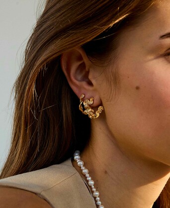 Hultquist Audrey Hoops - Gold - PreOrder