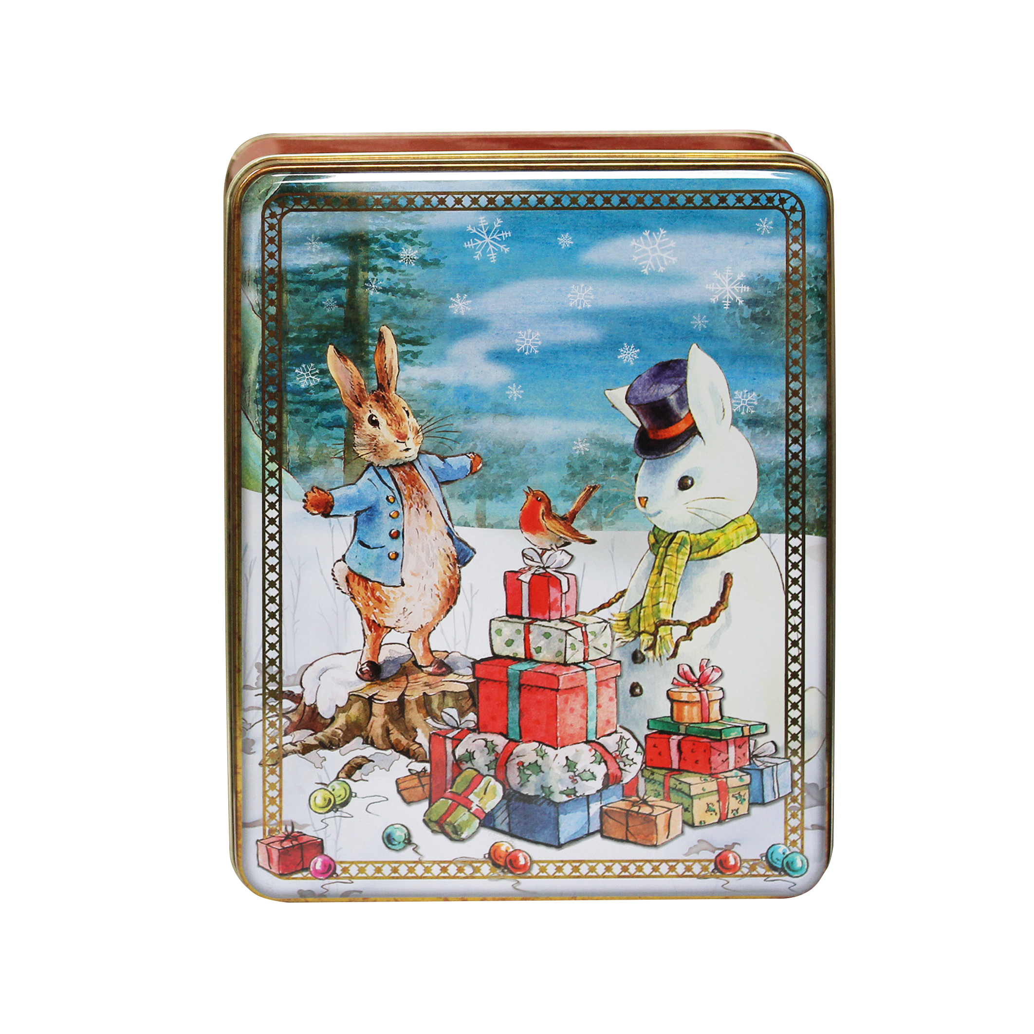 PETER RABBIT CHRISTMAS BISCUIT TIN