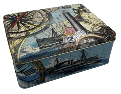 ADVENTURE DESIGN BISCUIT TIN