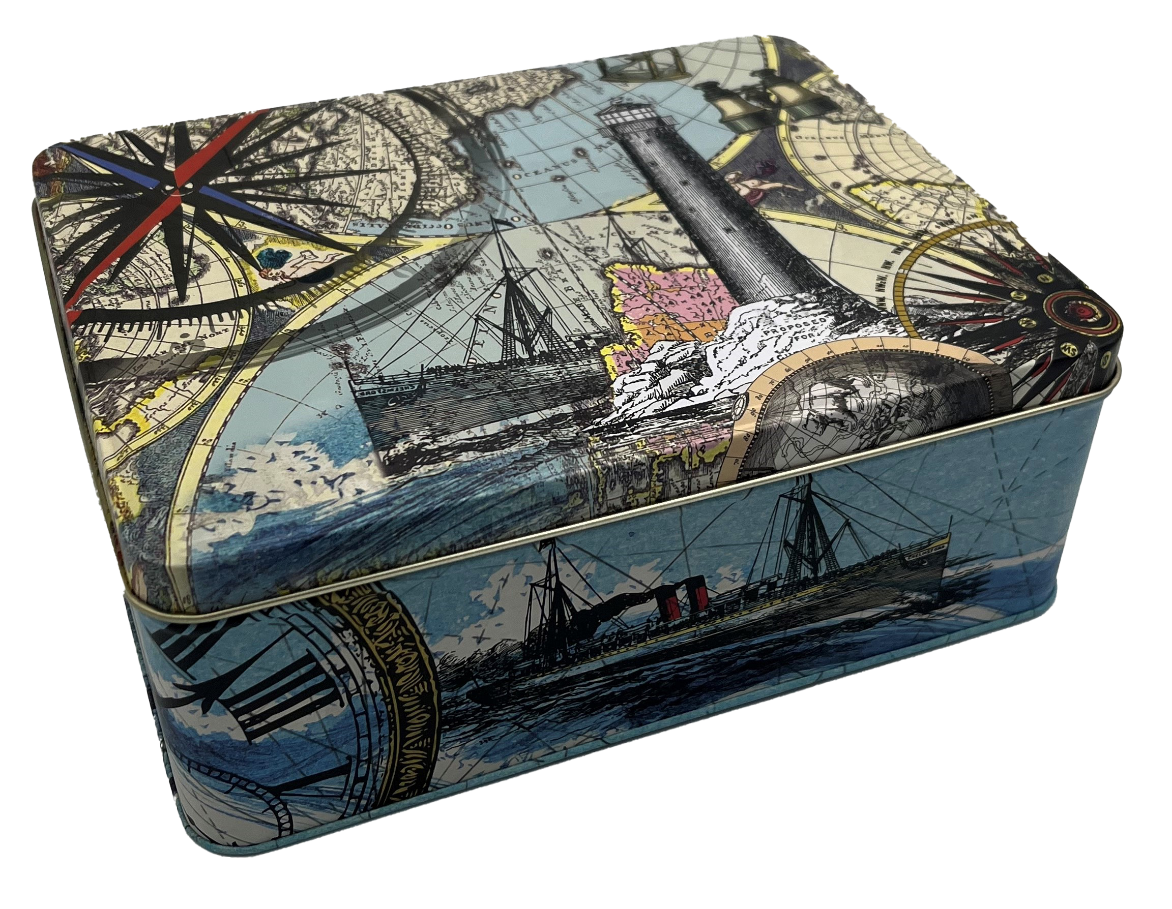 ADVENTURE DESIGN BISCUIT TIN