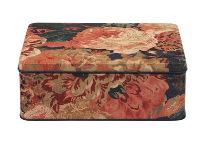 SANDERSON ROSE & PEONY BISCUIT TIN