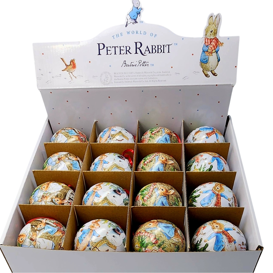 PETER RABBIT BAUBLE TIN