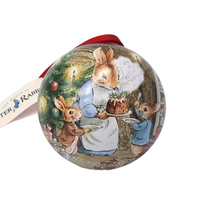PETER RABBIT BAUBLE TIN