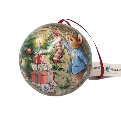PETER RABBIT BAUBLE TIN