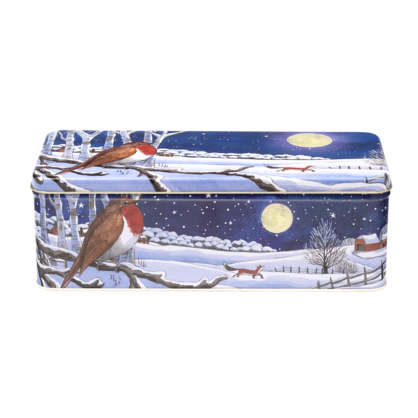 WINTER ANIMALS DEEP RECTANGLE TIN