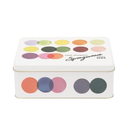 EMMA BRIDGEWATER COLOUR PALETTE BISCUIT TIN