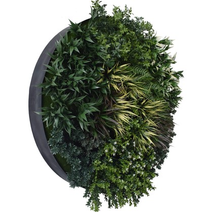 UV Green Fields 80cm Green Wall Disc (Black)