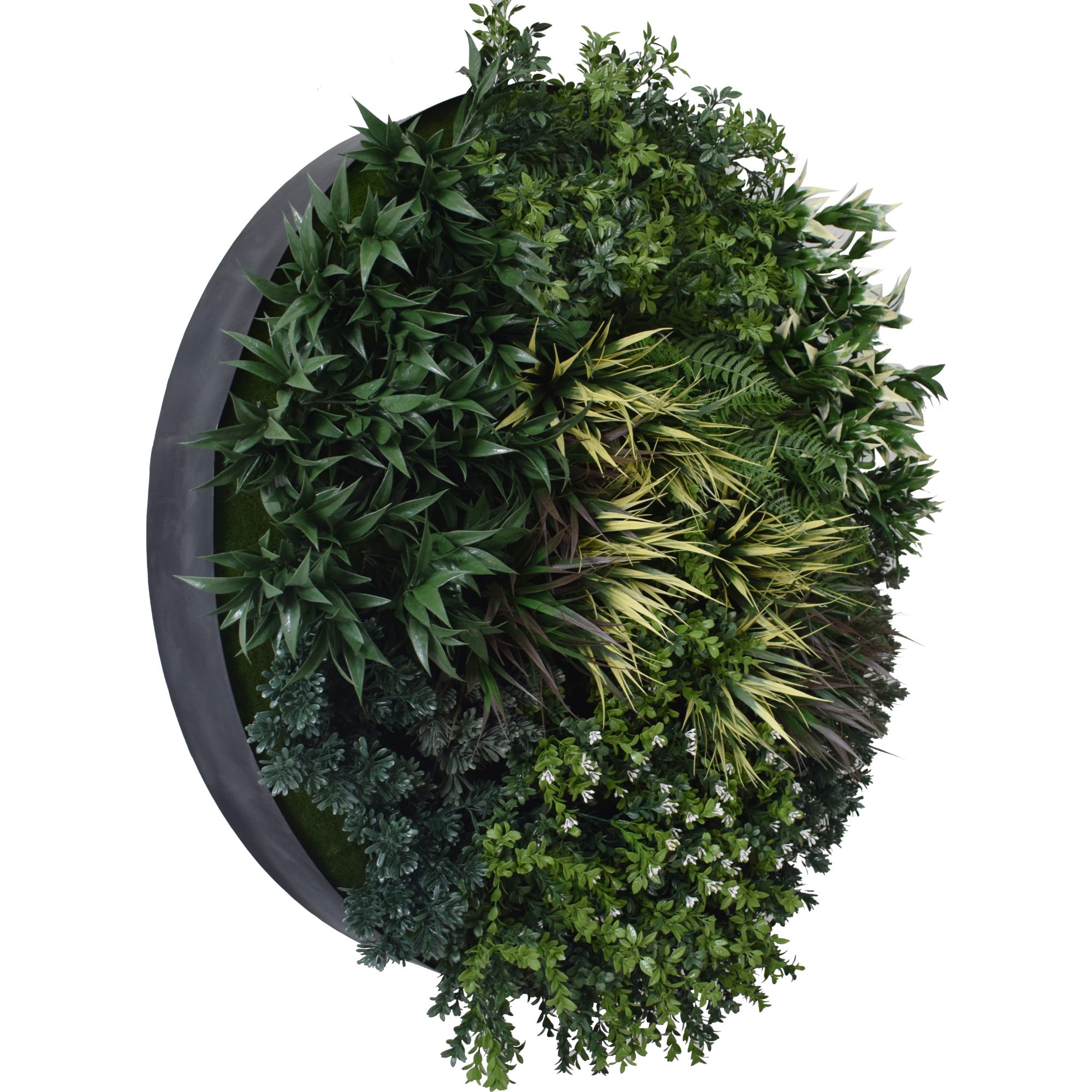 UV Green Fields 80cm Green Wall Disc (Black)