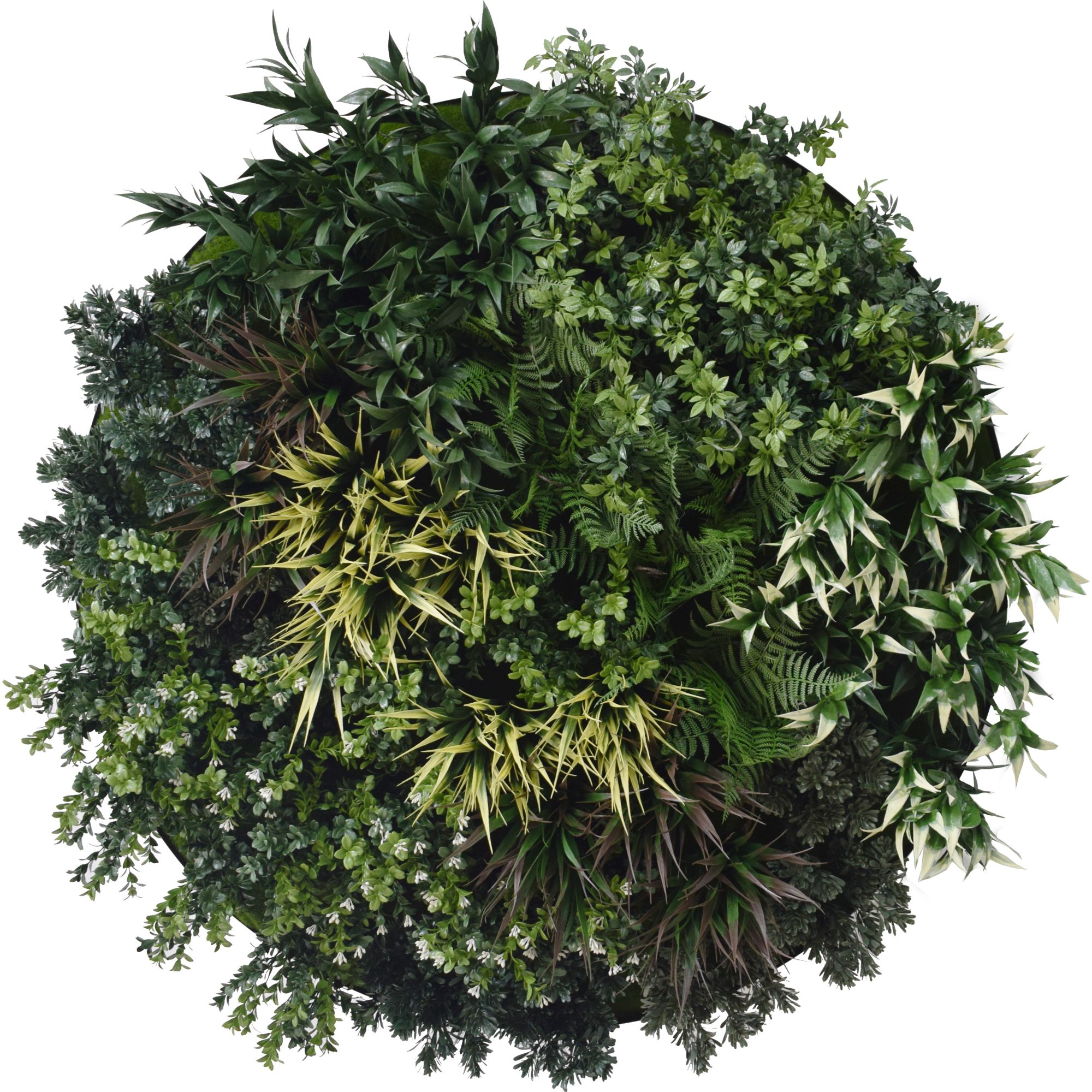 UV Green Fields 80cm Green Wall Disc (White)