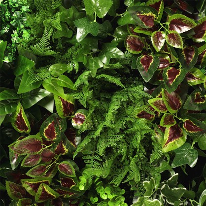 Artificial Green Wall Disk Art 150cm Dense Green Sensation (Fresh White)