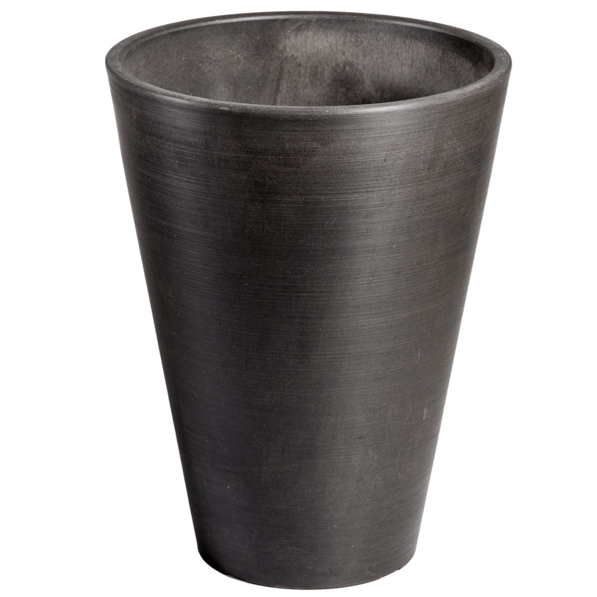 Dark Grey Round Planter 47cm