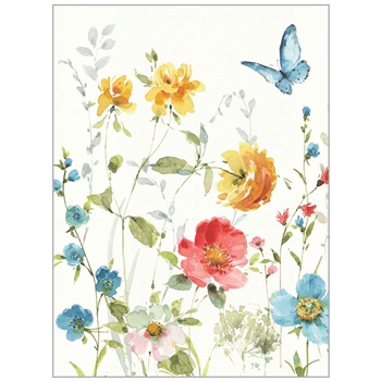 Legacy Undated Monthly Planner - Blue Butterfly Field