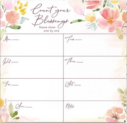 Legacy Weekly Reminder - Count Your Blessings