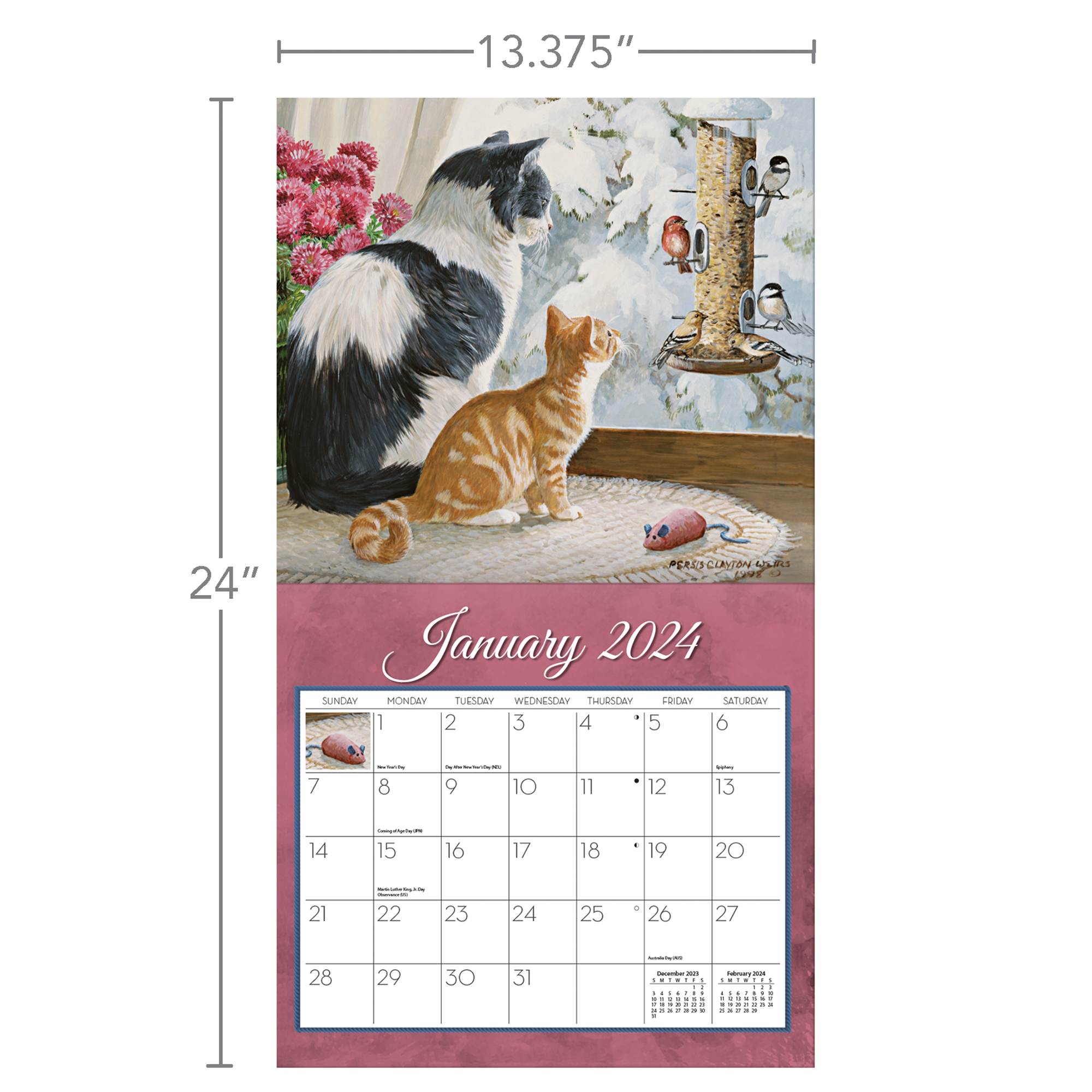 Wholesale 2024 Lang LOVE OF CATS Calendars Online Fieldfolio