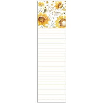 Legacy List Pad - Sunflowers Let Your Light Shine