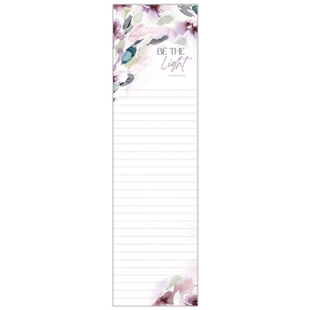 Legacy List Pad - Be The Light Scripture
