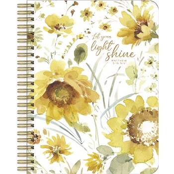 Legacy Medium Notebook - Let Your Light Shine Sunflowers