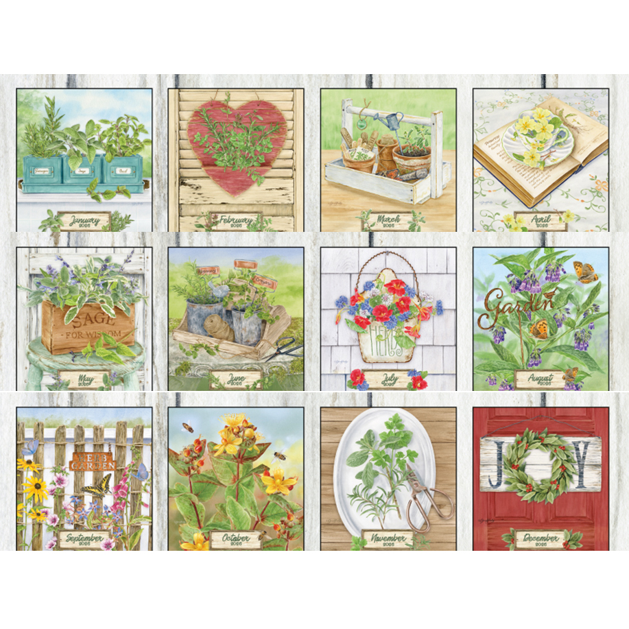 Wholesale 2026 Lang HERB GARDEN Calendar Camehato Pty Ltd Fieldfolio