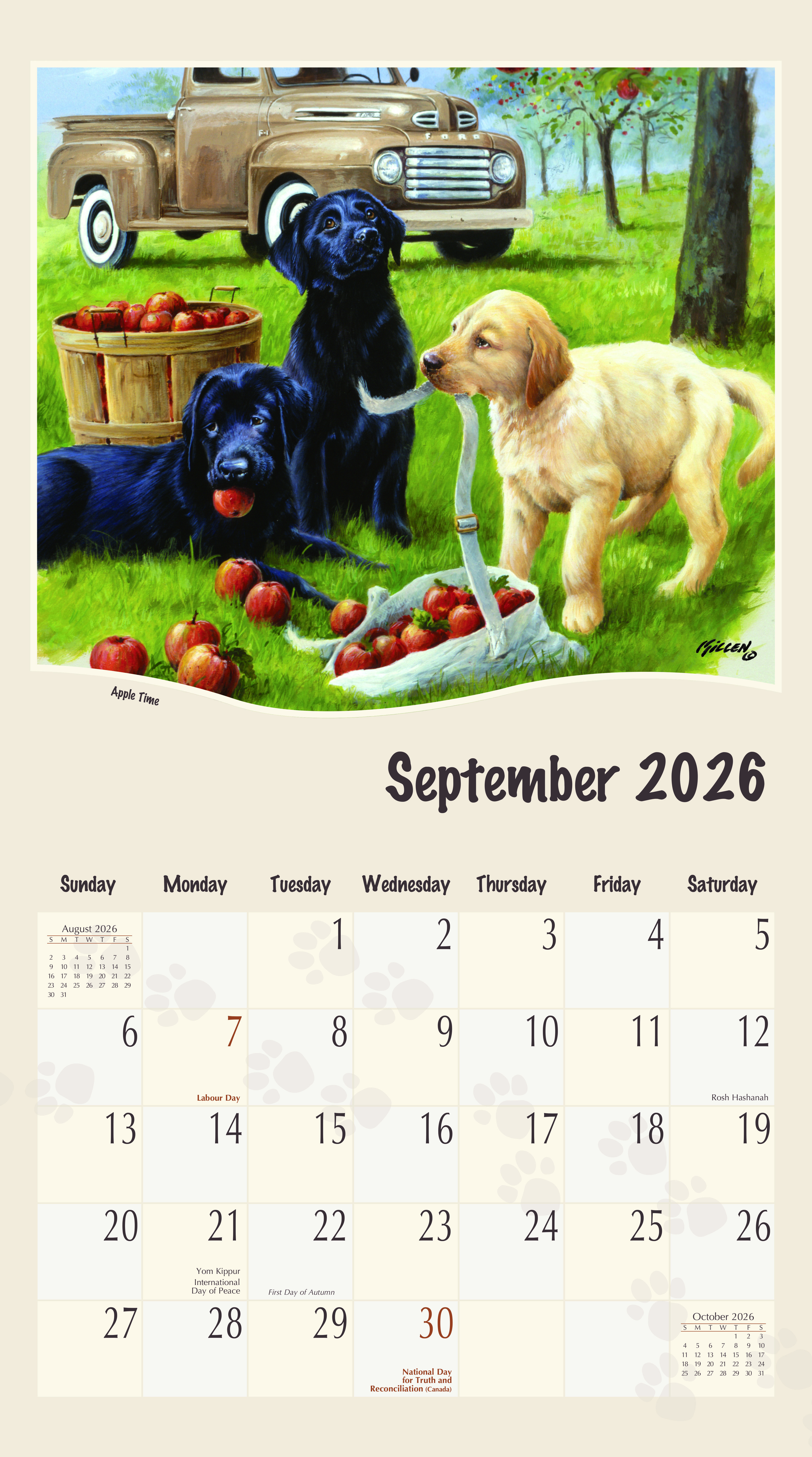 2026 Pine Ridge Must Love Dogs Calendar