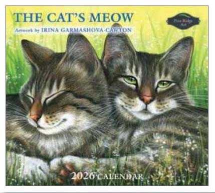 2026 Pine Ridge The Cats Meow Calendar