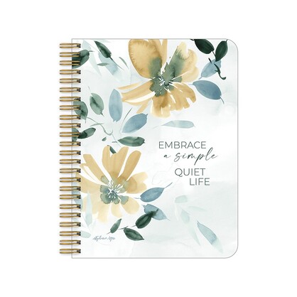 Legacy Medium Notebook - Soft Floral Embrace