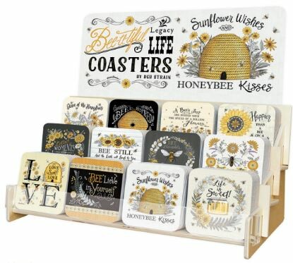 Legacy Coaster Set - Bee-u-tiful Life