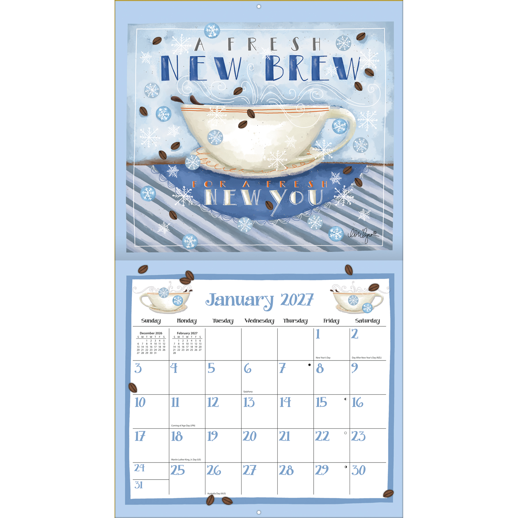 2027 Lang COFFEE Calendar