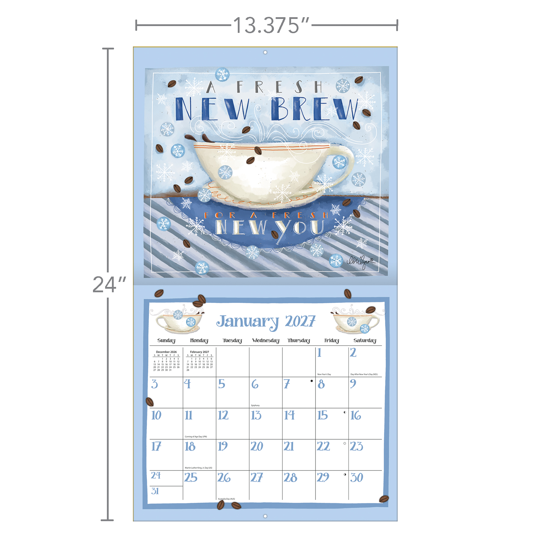 2027 Lang COFFEE Calendar