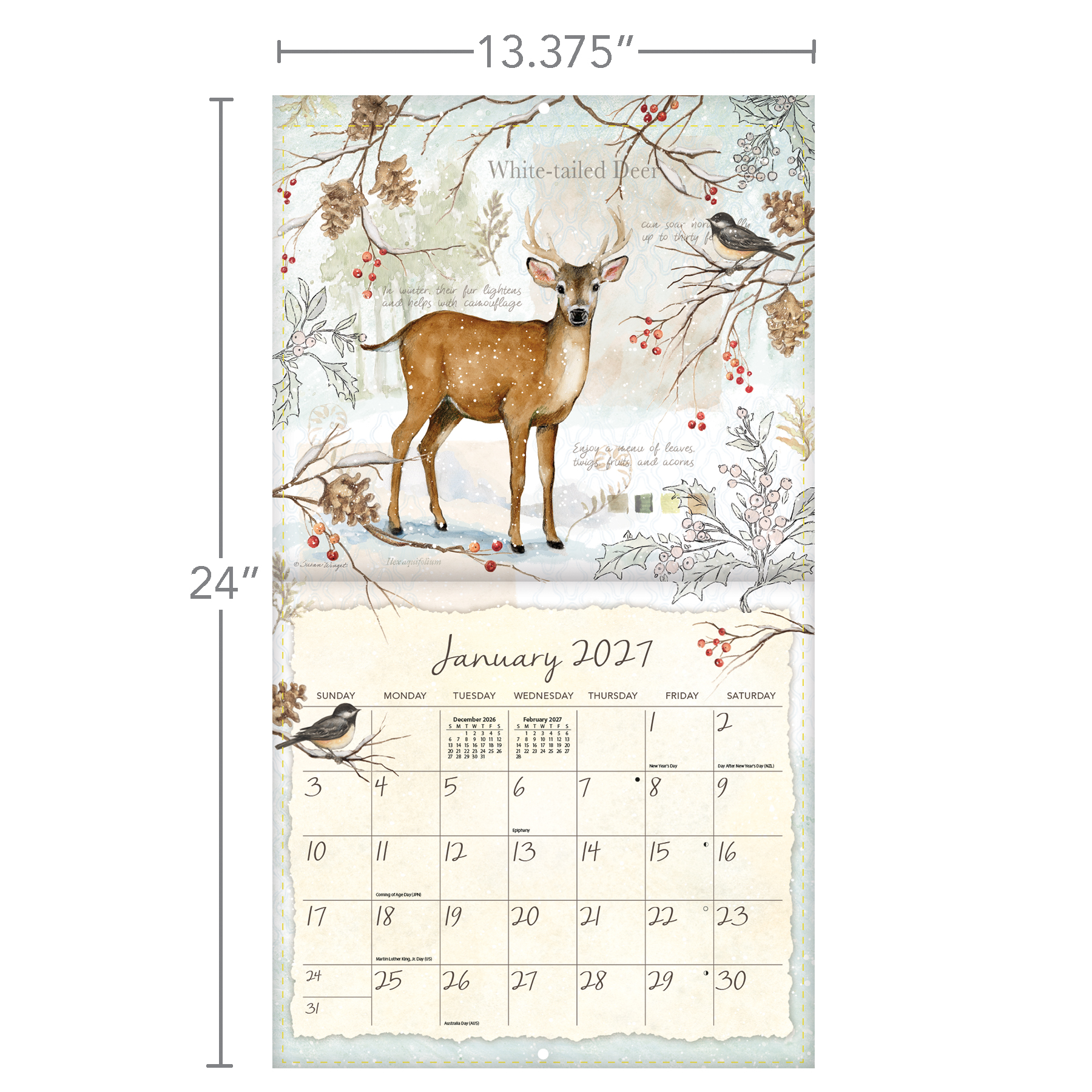 Wholesale 2027 Lang FIELD GUIDE Calendar - Camehato Pty Ltd