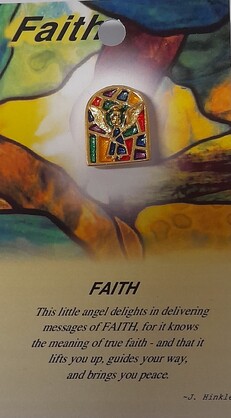 3131 Faith  Angel Pin
