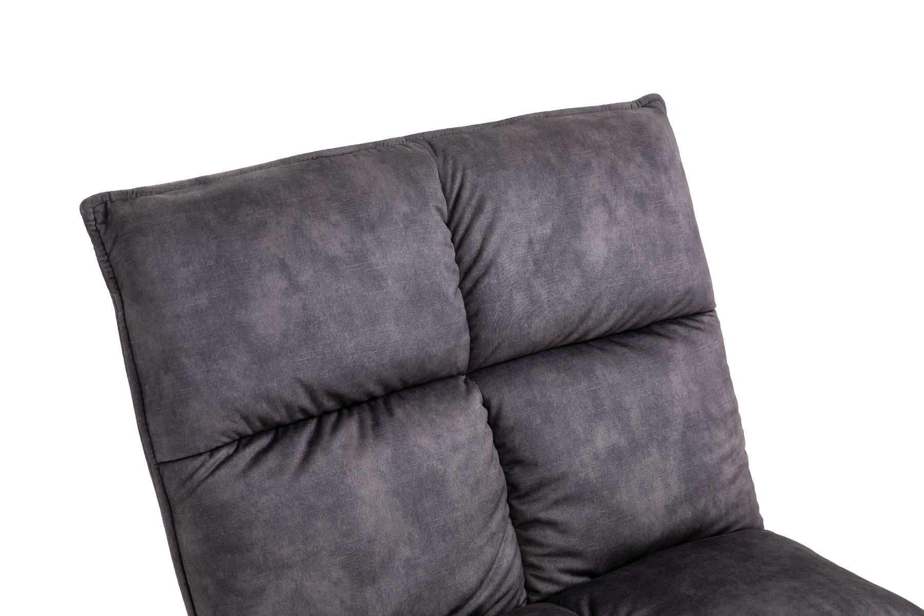 Dark Purple Slipper Accent Chair Lounge Chair Polyester Fabric Sled Base