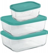 Borgonovo Igloo Glass Set of 3 Rectangle (14068139)