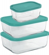 Borgonovo Igloo Glass Set of 3 Rectangle (14068139)