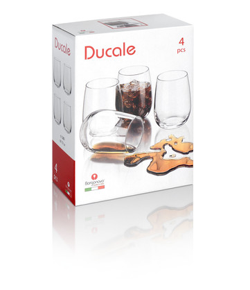 Borgonovo Ducale Stemless Glass 380ml - 4pk