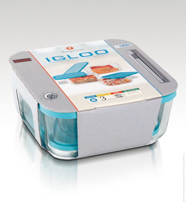 Borgonovo Igloo Glass Set of 3 Rectangle (14068139)