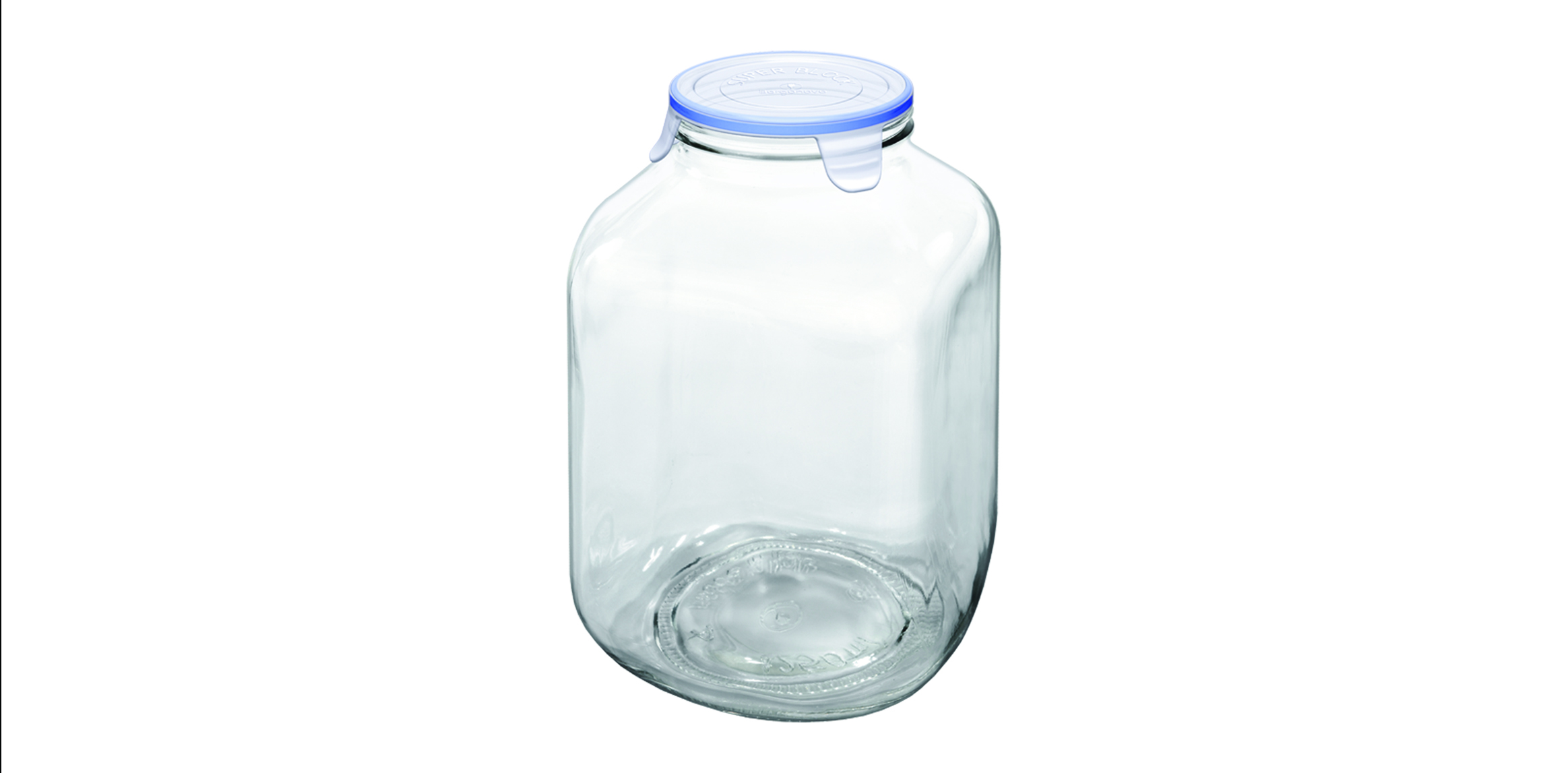 Borgonovo Superblock Jar Snap On Lid 3100 (3100ml)