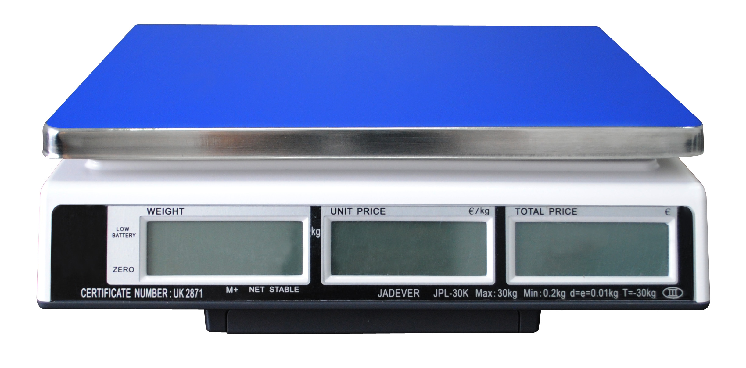 Jadever Price Computing Scale JPL-30K (Without Pole Display)
