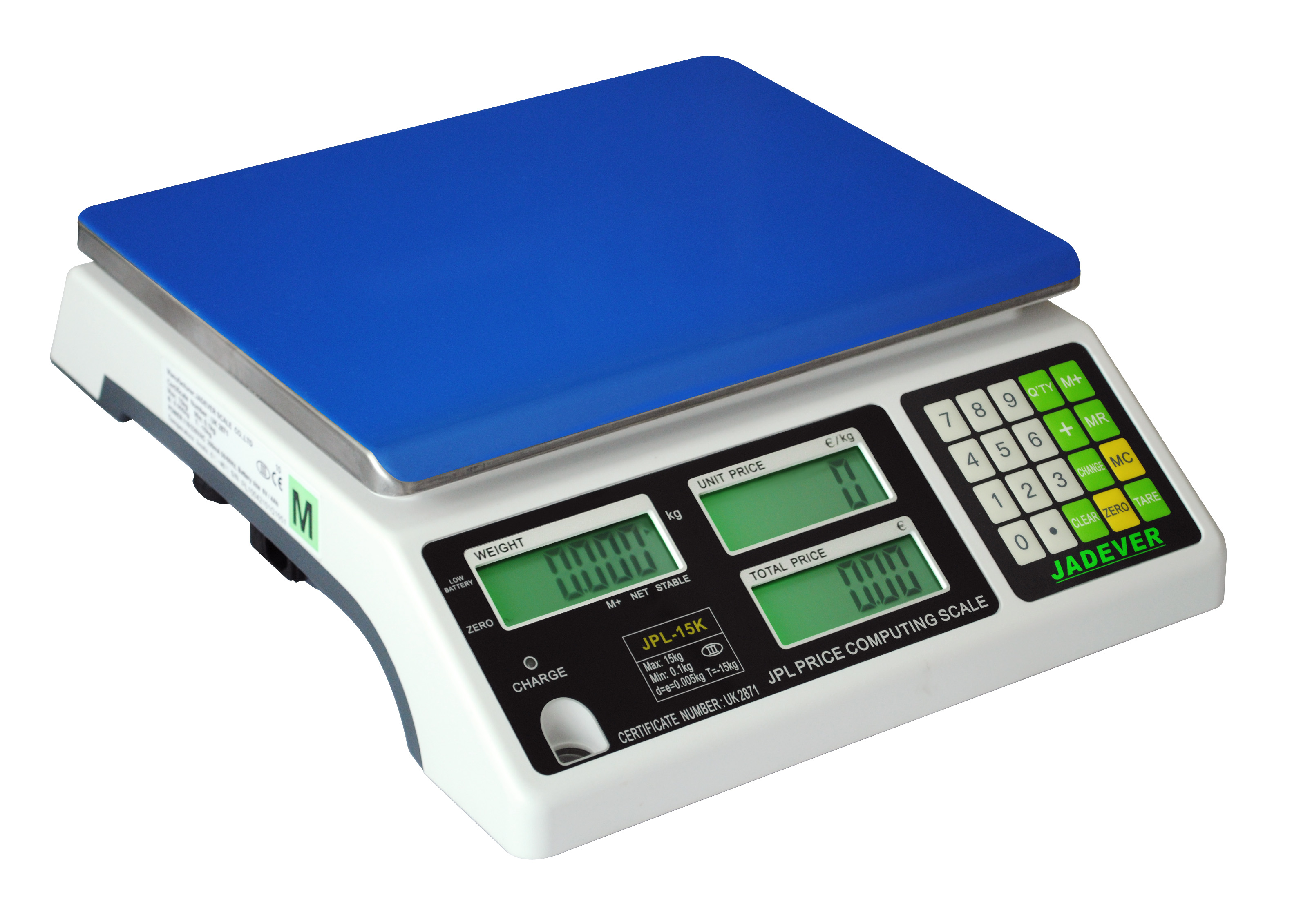 Jadever Price Computing Scale JPL-30K (Without Pole Display)