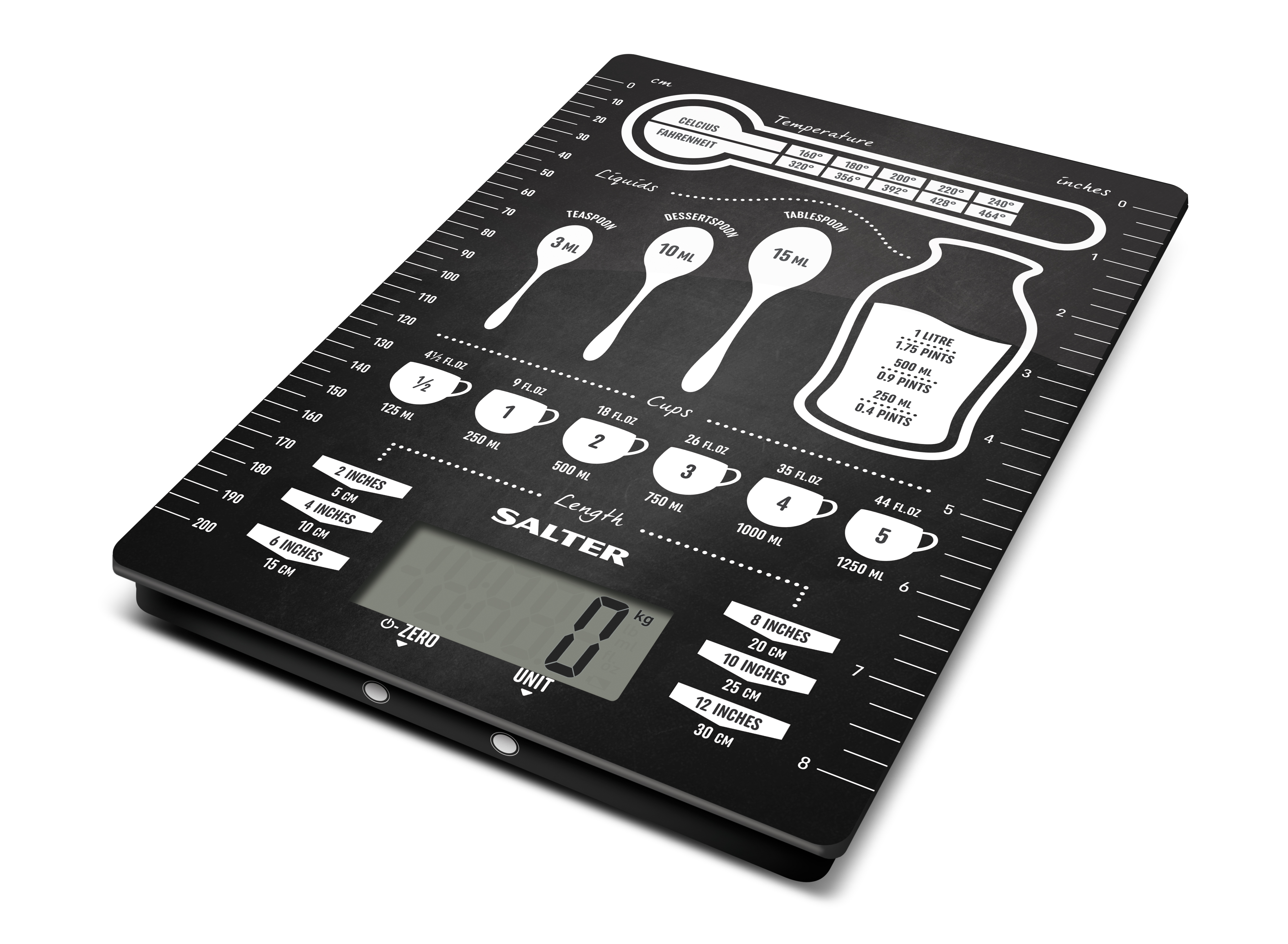 Salter Conversion Table Electronic Kitchen Scale 1171CNDR