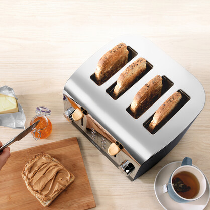 Salter Skandi 4-Slice Toaster Black