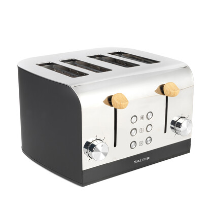 Salter Skandi 4-Slice Toaster Black