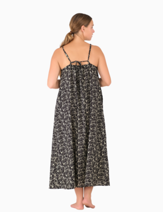 Gomera Maxi Dress I Dark Plum