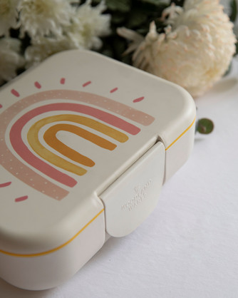 Bento Lunchbox White Rainbow