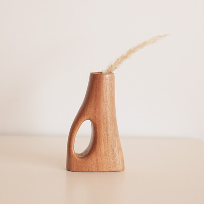 Koji Wooden Vase