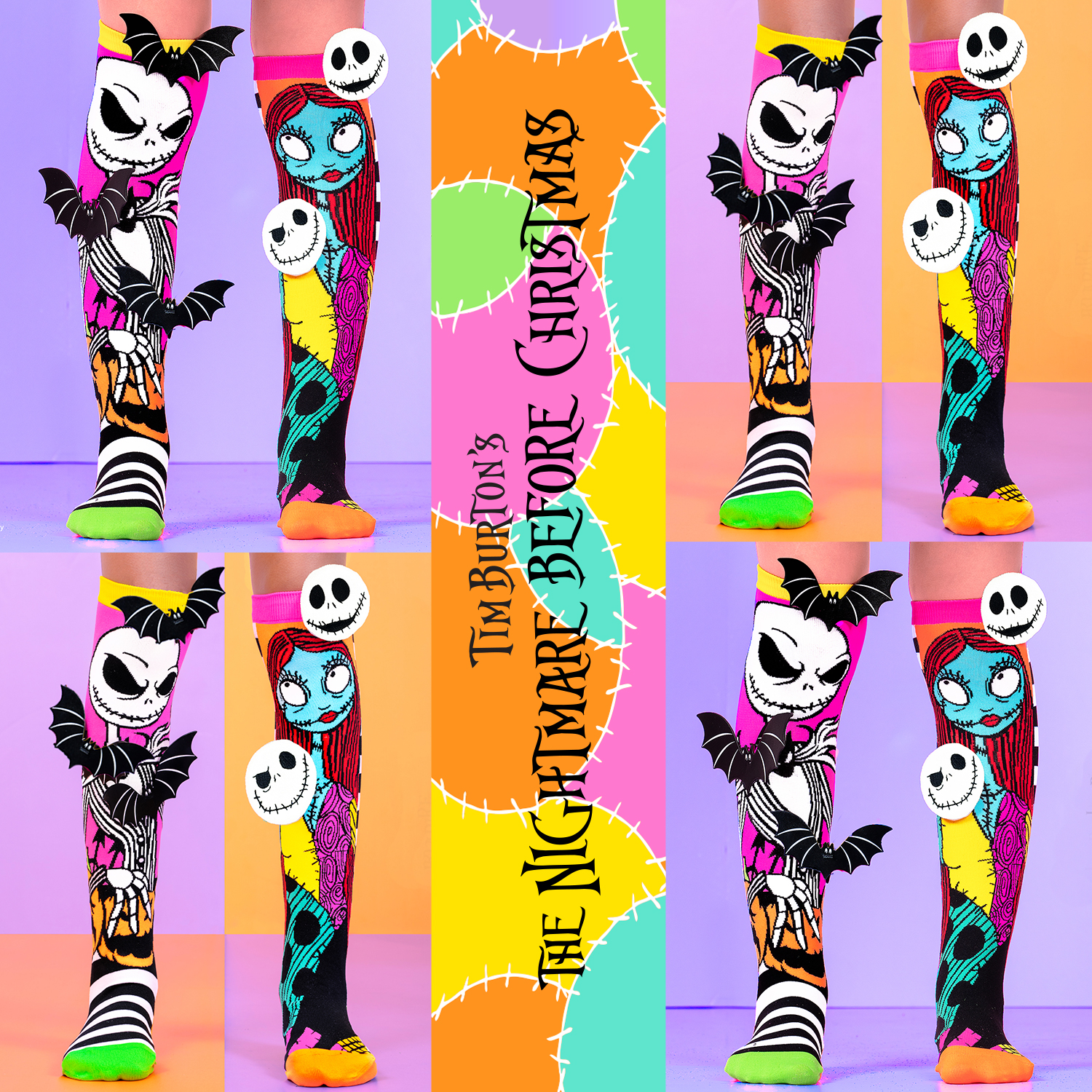 NIGHTMARE BEFORE CHRISTMAS SOCKS