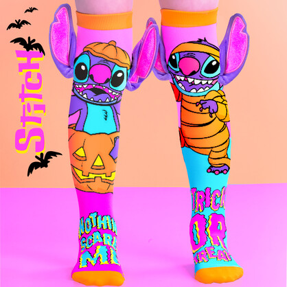 STITCH  NEON  HALLOWEEN SOCKS