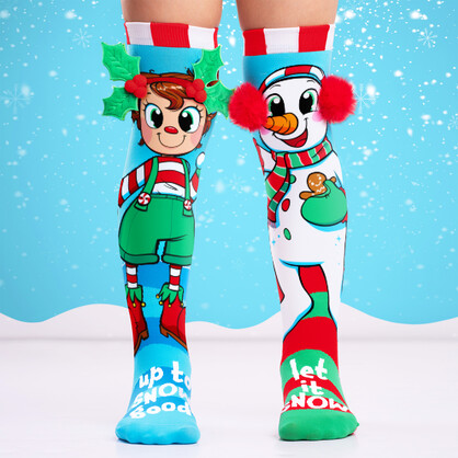 ELFIE & SNOWMAN SOCKS