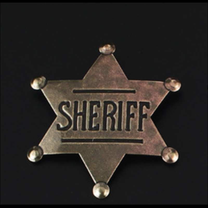 METAL SHERIFF BADGES