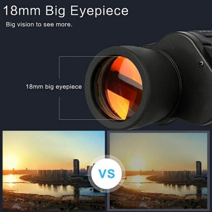 Binoculars HD2000T High Clarity 60X60 BAK4 Optics For Outdoor Hunting